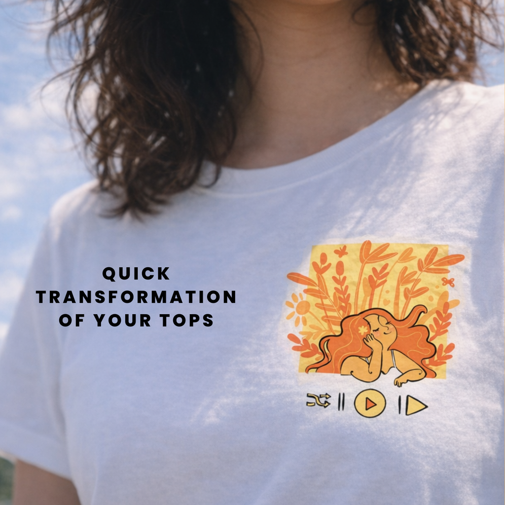 MUSIC & NATURE DTF STICKER