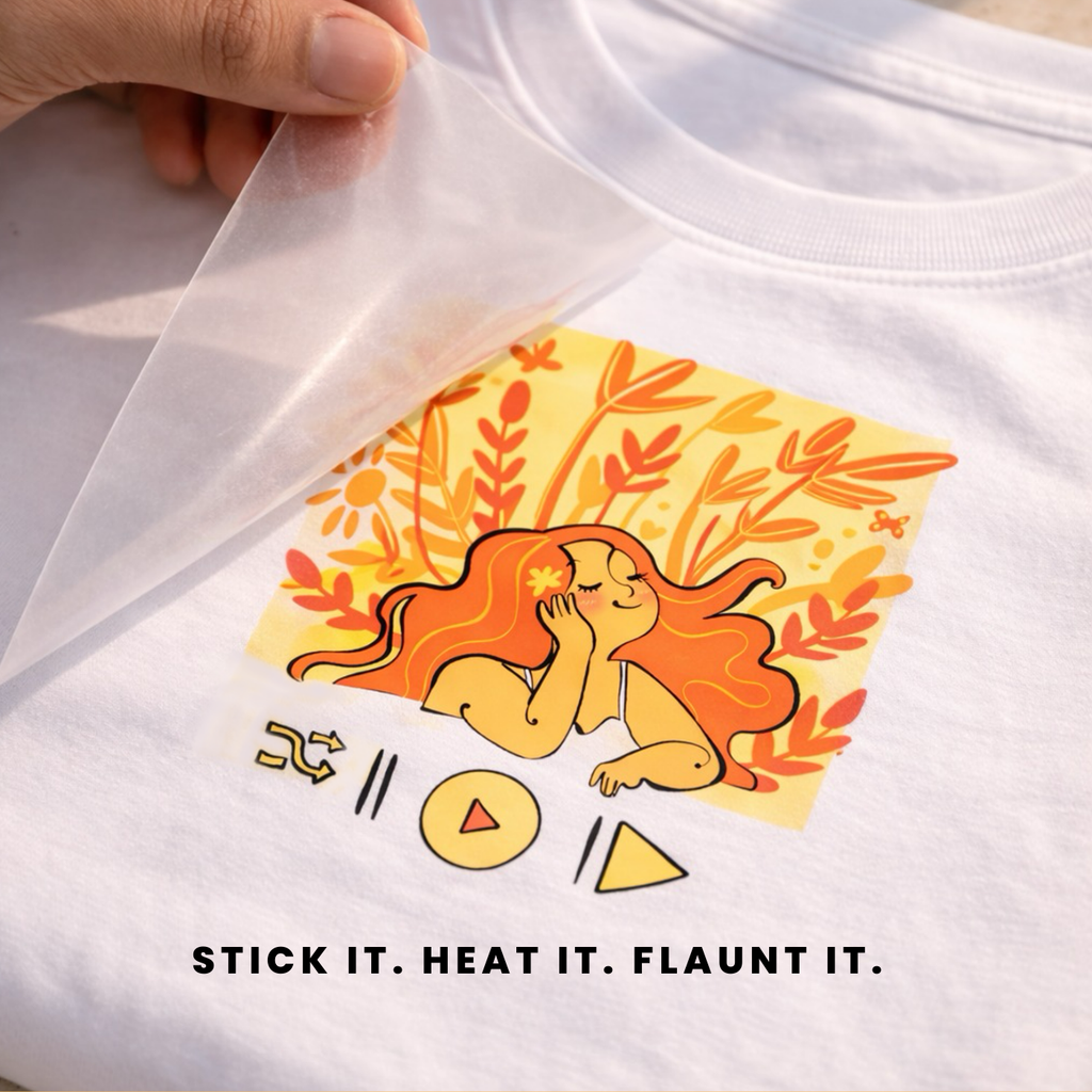 MUSIC & NATURE DTF STICKER